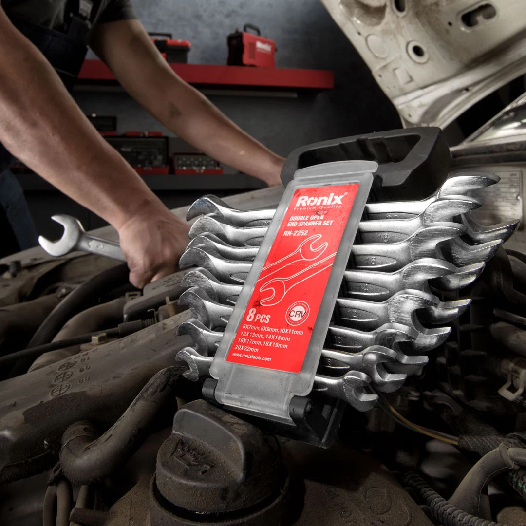 مجموعه ۸ عددی آچار دو سر تخت RH-2252